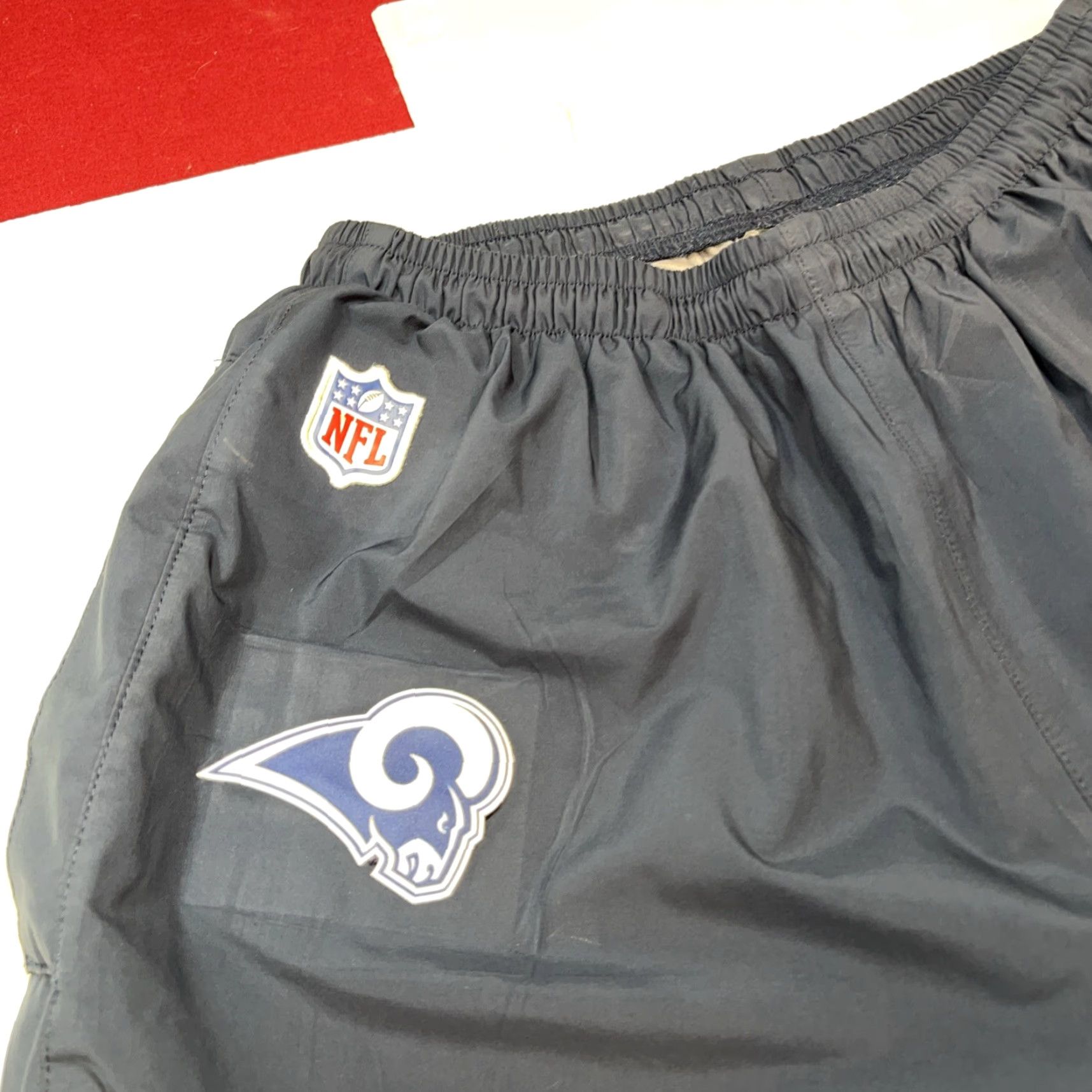 Nike Nike NFL Rams Navy BLUE Storm-fit Rain Pants Men's XL Snap Zip Leg Stretch Waist Size US 36 / EU 52 - 5 Thumbnail