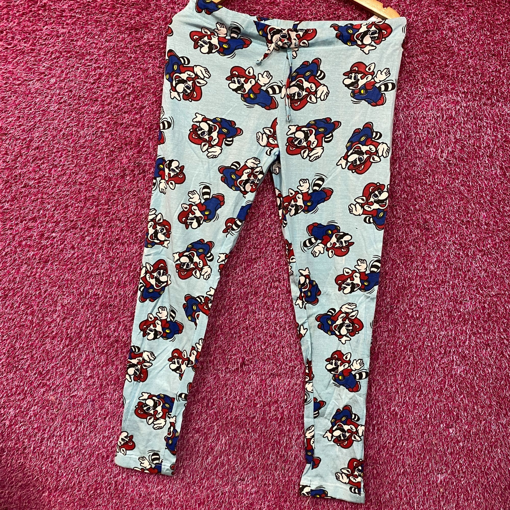 Nintendo Nintendo Super Mario Bros. 3 Tanooki Suit Pajama Lounge Pant Size US 34 / EU 50 - 3 Thumbnail