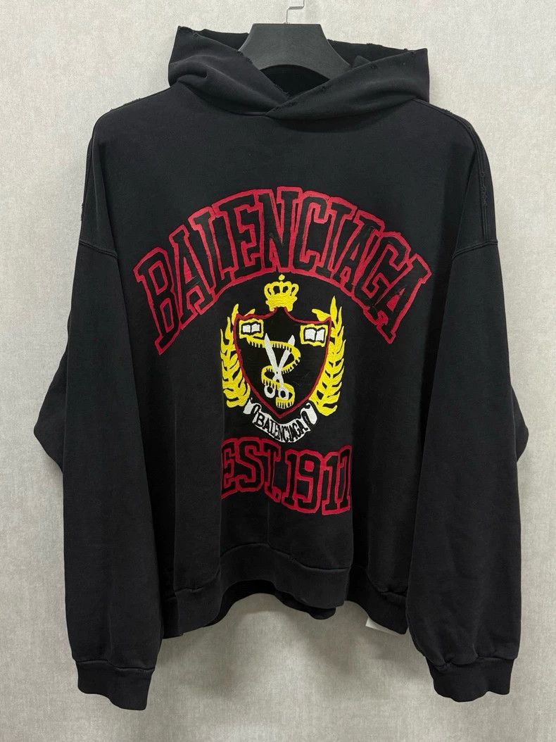 Balenciaga Balenciaga Logo Letter Pattern Printed Short Sleeve T-shir Size US S / EU 44-46 / 1 - 1 Thumbnail