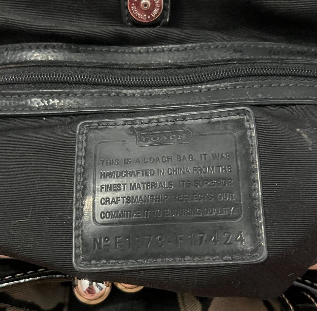 Coach Grey & black Coach Signature Tote Bag Size ONE SIZE - 5 Thumbnail