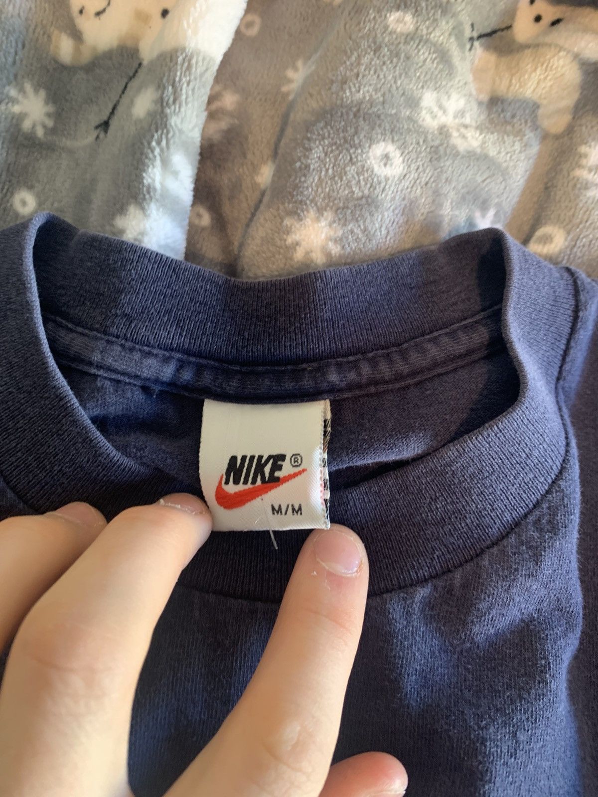 Nike Vintage Navy Blue Nike t shirt Size US M / EU 48-50 / 2 - 2 Thumbnail