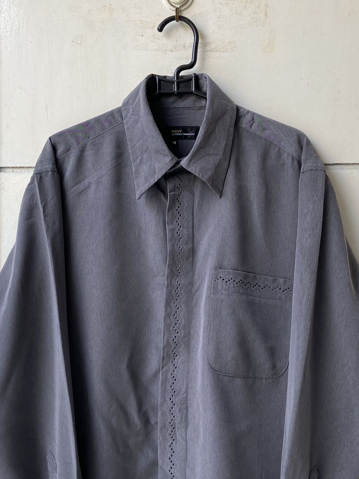 Japanese Brand × Kansai Yamamoto SISSY By KANSAI YAMAMOTO Grey Shirt Size US M / EU 48-50 / 2 - 12 Thumbnail