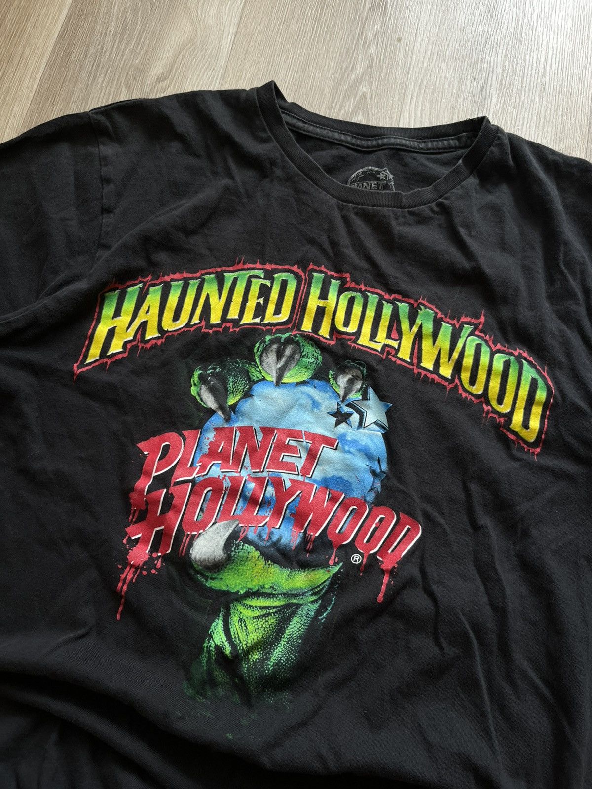 Planet Hollywood × Vintage Vintage Planet Hollywood Haunted Hollywood Tee Size US M / EU 48-50 / 2 - 2 Thumbnail