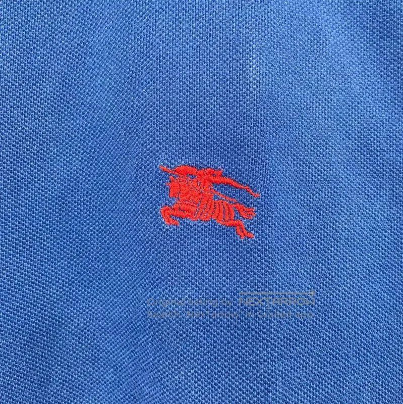 Burberry Burberry Summer Blue Cotton Polo for Men. Size US S / EU 44-46 / 1 - 3 Thumbnail