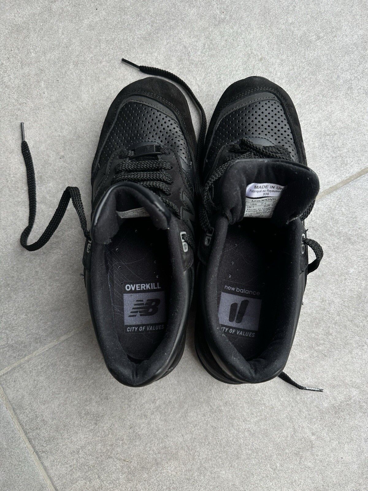 New Balance New Balance 1530 Overkill Berlin City Values Black Sneakers Size US 7.5 / EU 40-41 - 12 Thumbnail