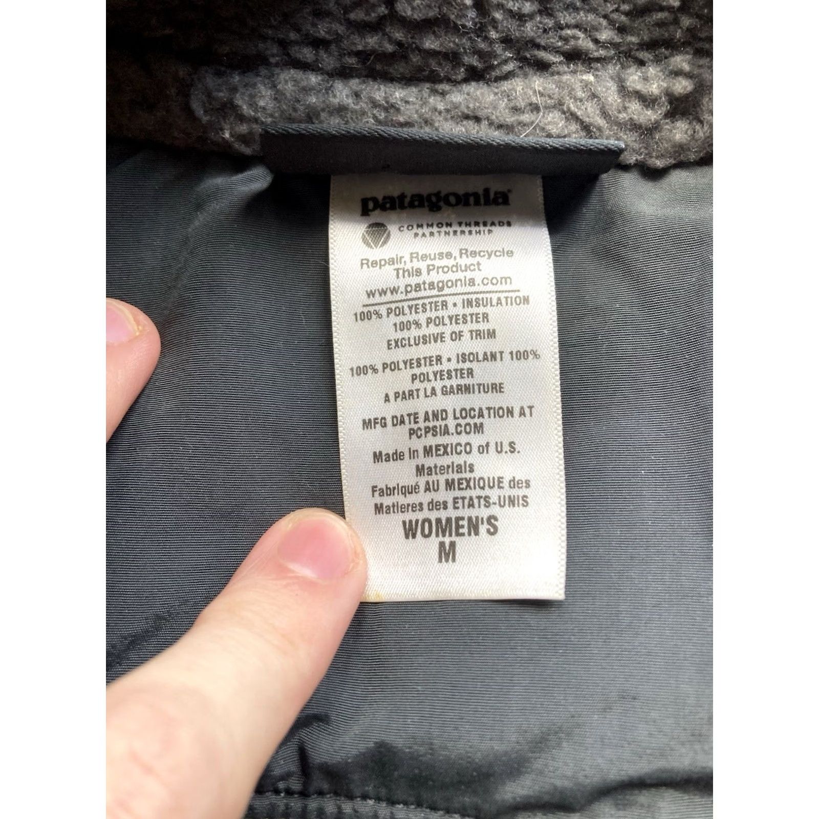Patagonia Patagonia Vest Womens Medium Gray Full Zip Fleece Outdoor Retro Mid-Length Sleeveless Utility N/A Size M / US 6-8 / IT 42-44 - 5 Thumbnail