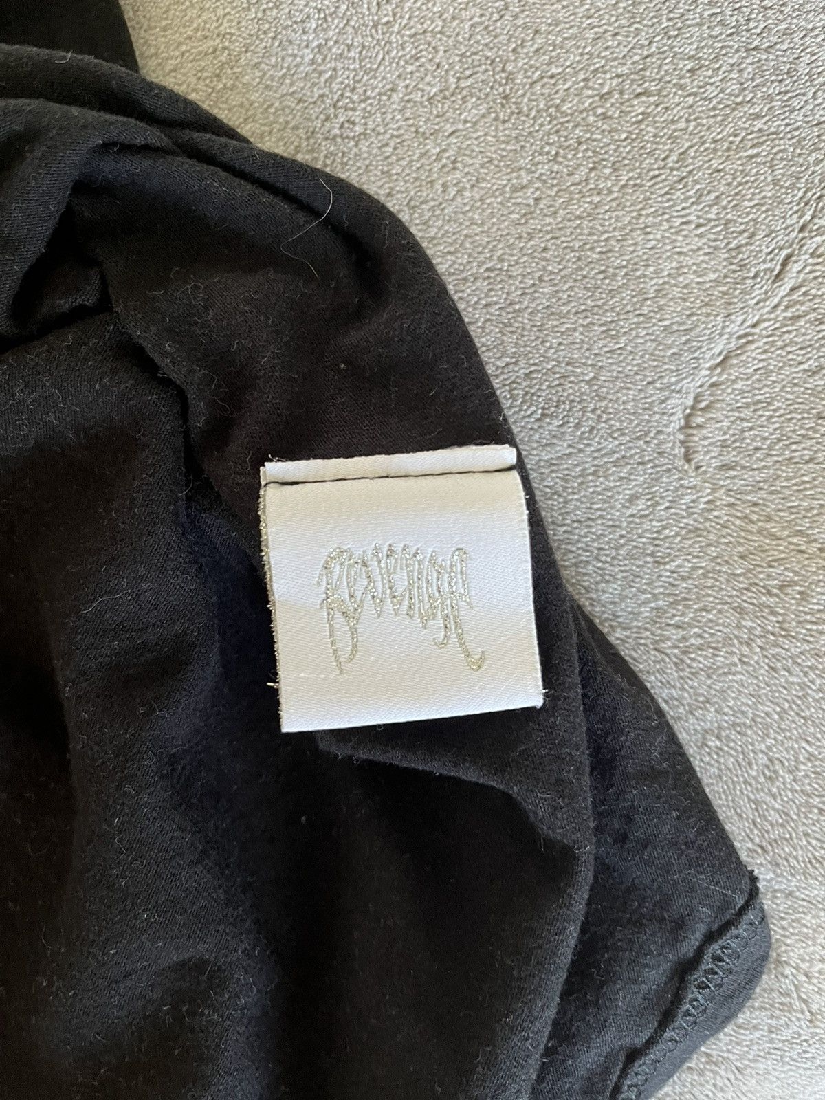 Revenge Revenge White Puff Print (Black Tee) Size US L / EU 52-54 / 3 - 6 Thumbnail