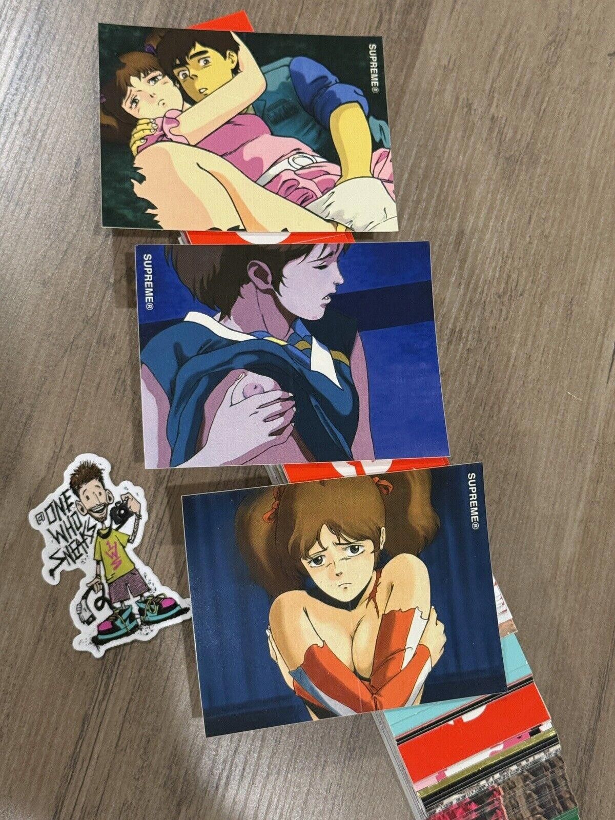 Supreme Supreme Toshio Maeda Overfiend Sticker Set of 3 Supreme Supreme Toshio Maeda Overfiend Sticker Set of 3