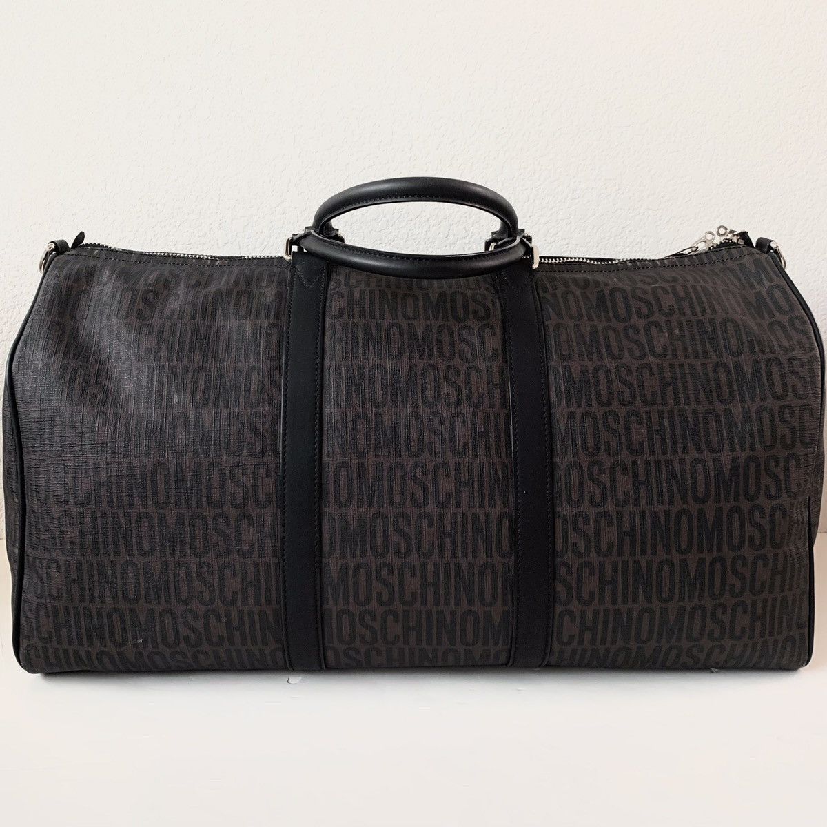 Moschino Moschino large monogram duffel bag Size ONE SIZE - 3 Thumbnail
