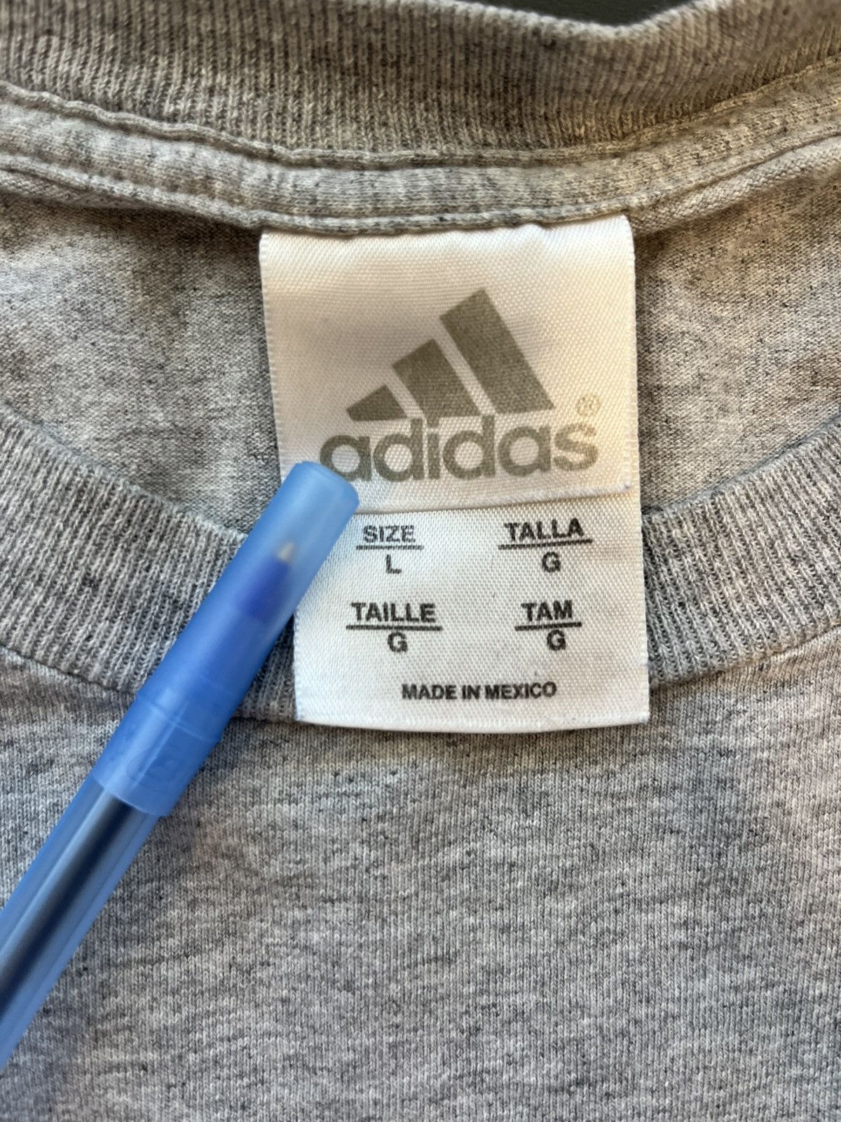 Adidas × Vintage 90s adidas shirt Size US L / EU 52-54 / 3 - 4 Thumbnail