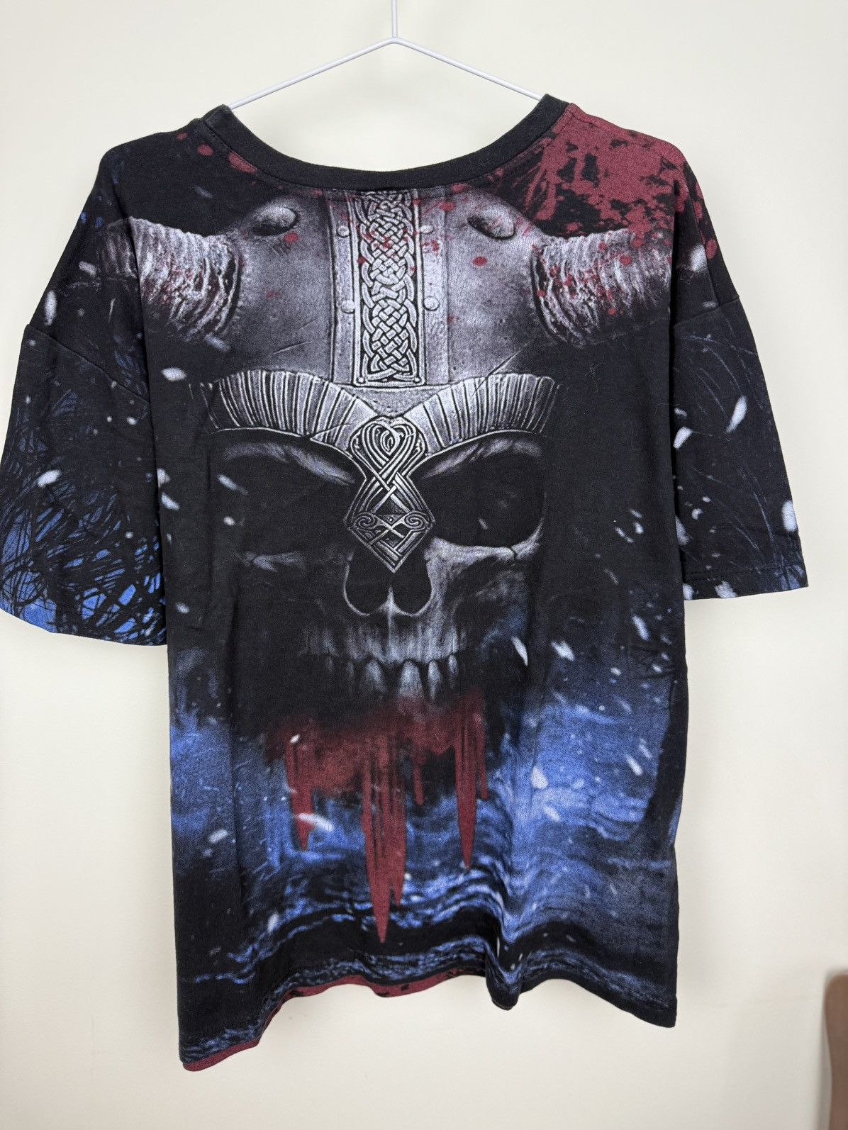 Other Spiral Direct Viking Skull All Over Print T-Shirt XXL Size US XXL / EU 58 / 5 - 2 Thumbnail