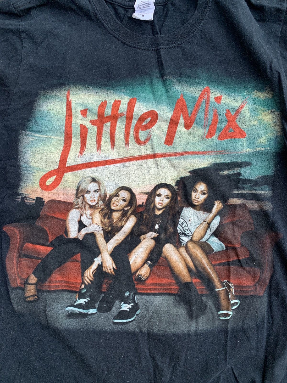 Band Tees 2014 Little Mix Band US Tour Concert T-Shirt Size US M / EU 48-50 / 2 - 3 Thumbnail