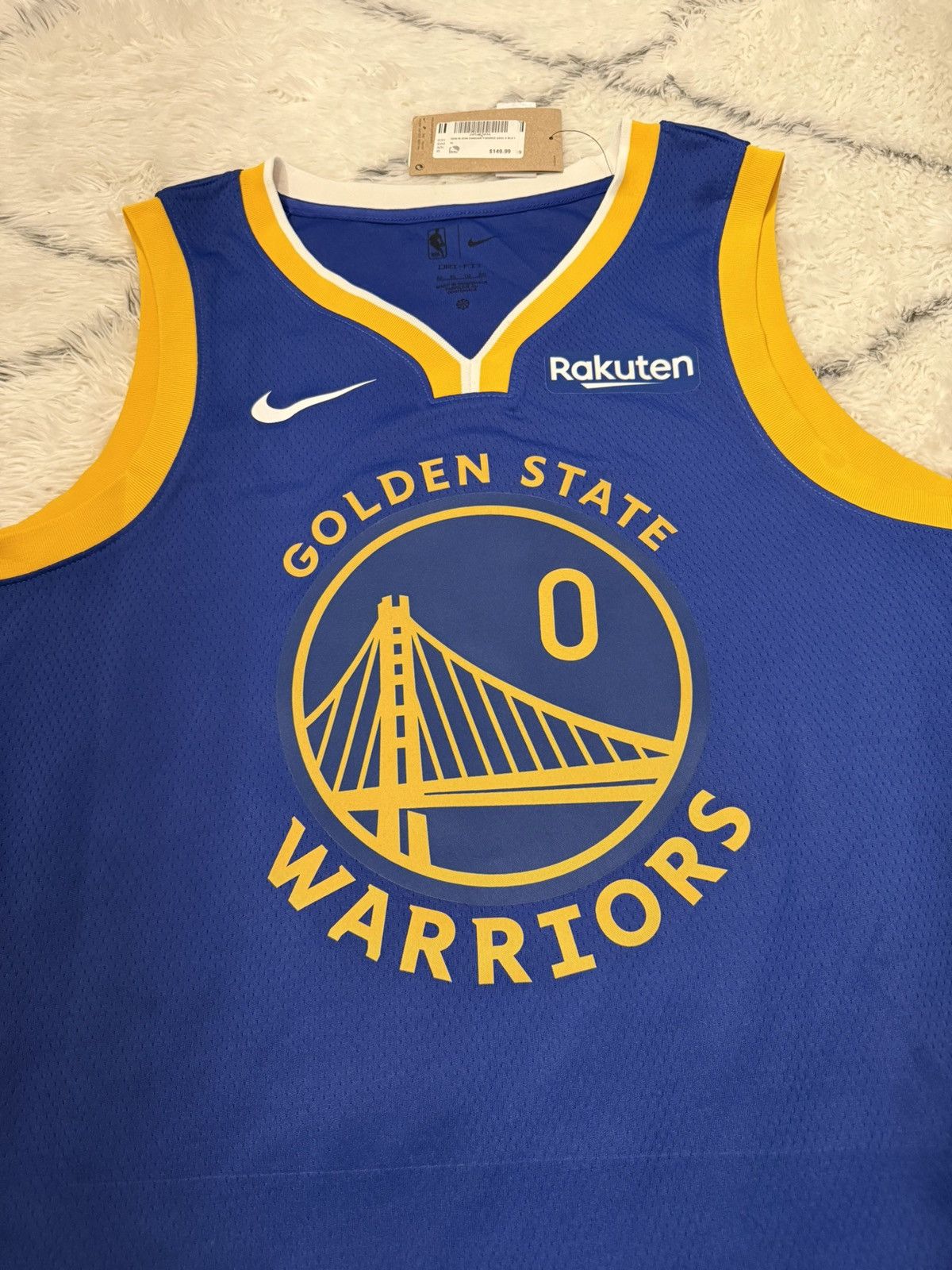 Nike Nike Golden State Warriors Gary Payton II Auto Jersey Sz XL Size US XL / EU 56 / 4 - 2 Thumbnail
