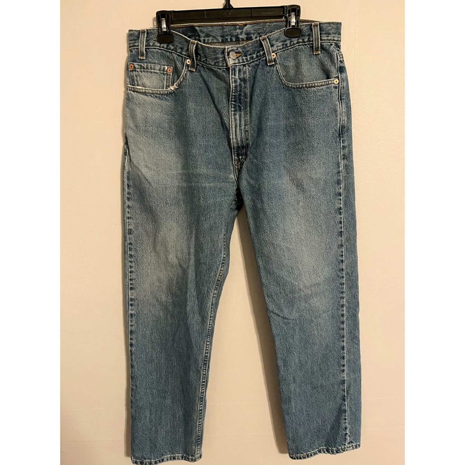 Levi's VINTAGE Levi's Jeans Red Tab 505 Cotton Denim Men's 38x30 USA Made Size US 30 / EU 46 - 3 Thumbnail