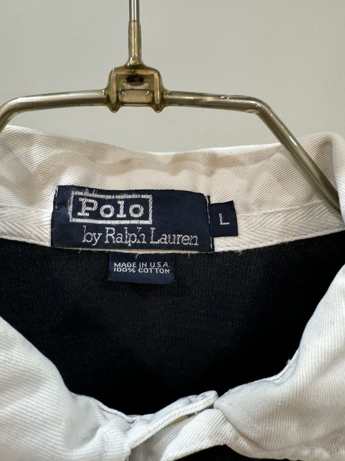 Polo Ralph Lauren Vintage Iconic Stripes Rugby Size US L / EU 52-54 / 3 - 4 Thumbnail