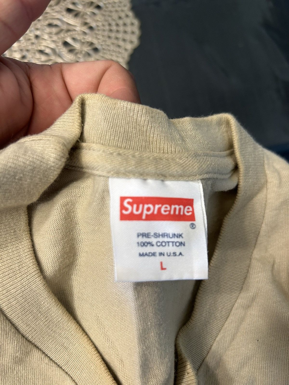 Supreme 2015 Supreme Lunar tee (Large) Size US L / EU 52-54 / 3 - 3 Thumbnail