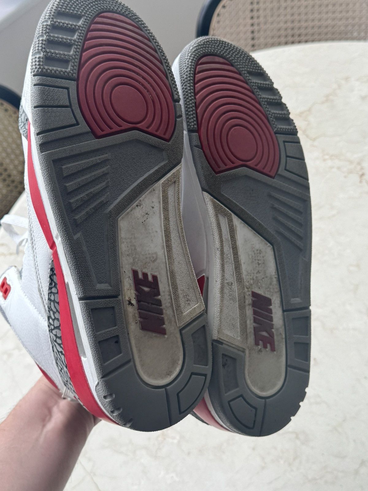 Jordan Brand Jordan 3 Fire Red Size US 9.5 / EU 42-43 - 6 Thumbnail