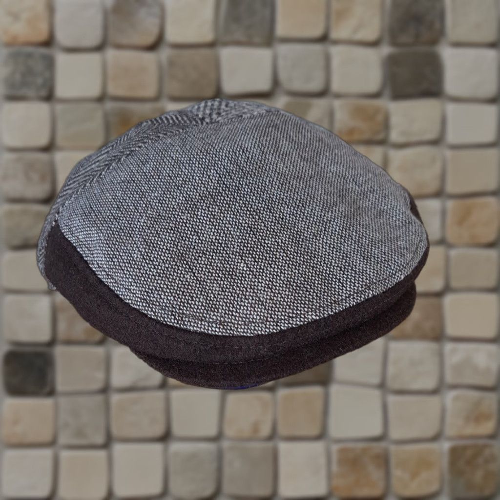 Dockers NWT Dockers Patchwork Newsboy-Cabbie Hat with Ear Flaps Hounds Tooth Brown M Men Baseball Cap Casual Size ONE SIZE - 1 Thumbnail