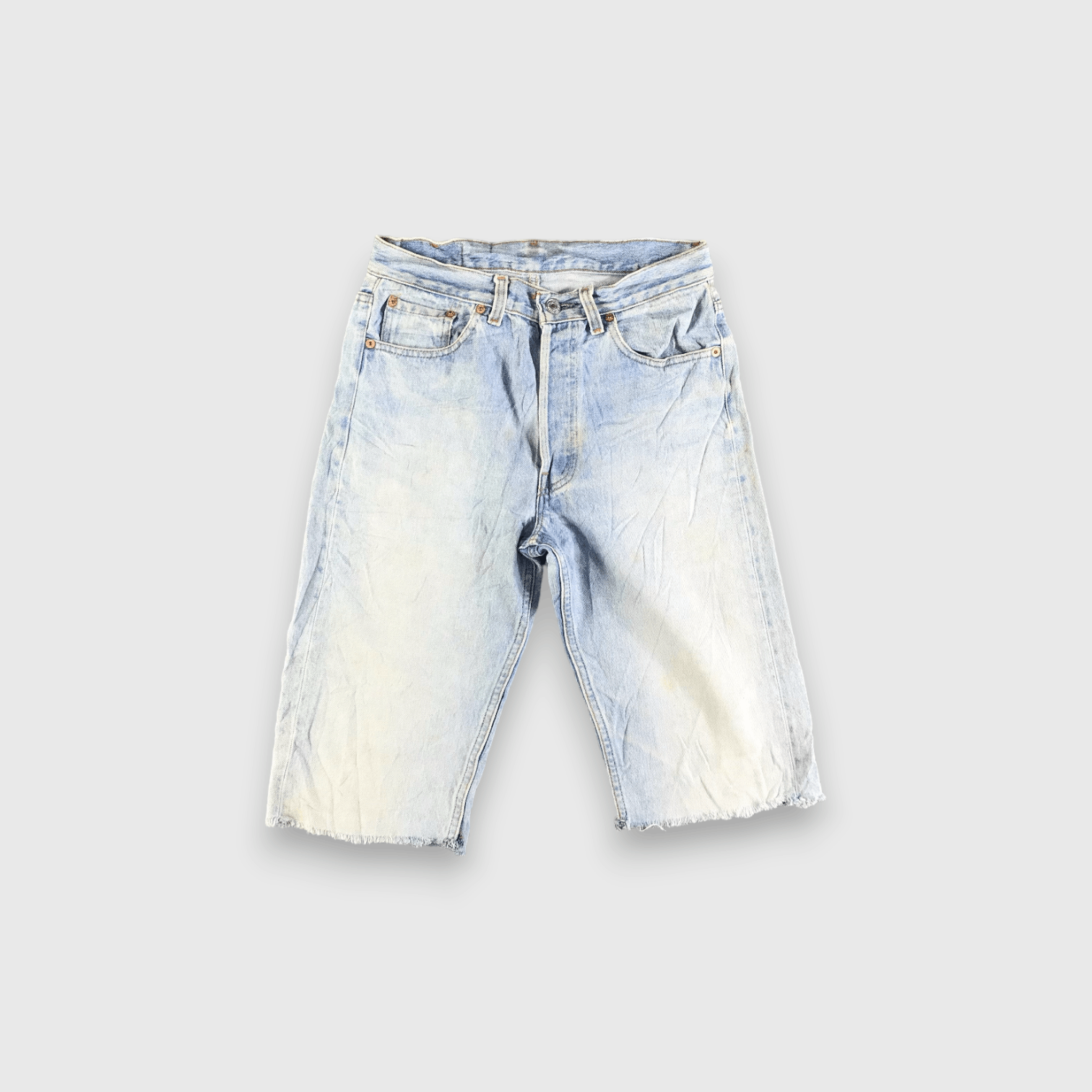 Levi's × Vintage Vintage 90s Light Wash Levis 501 Jeans-J3927 Size US 28 / EU 44 - 1 Thumbnail