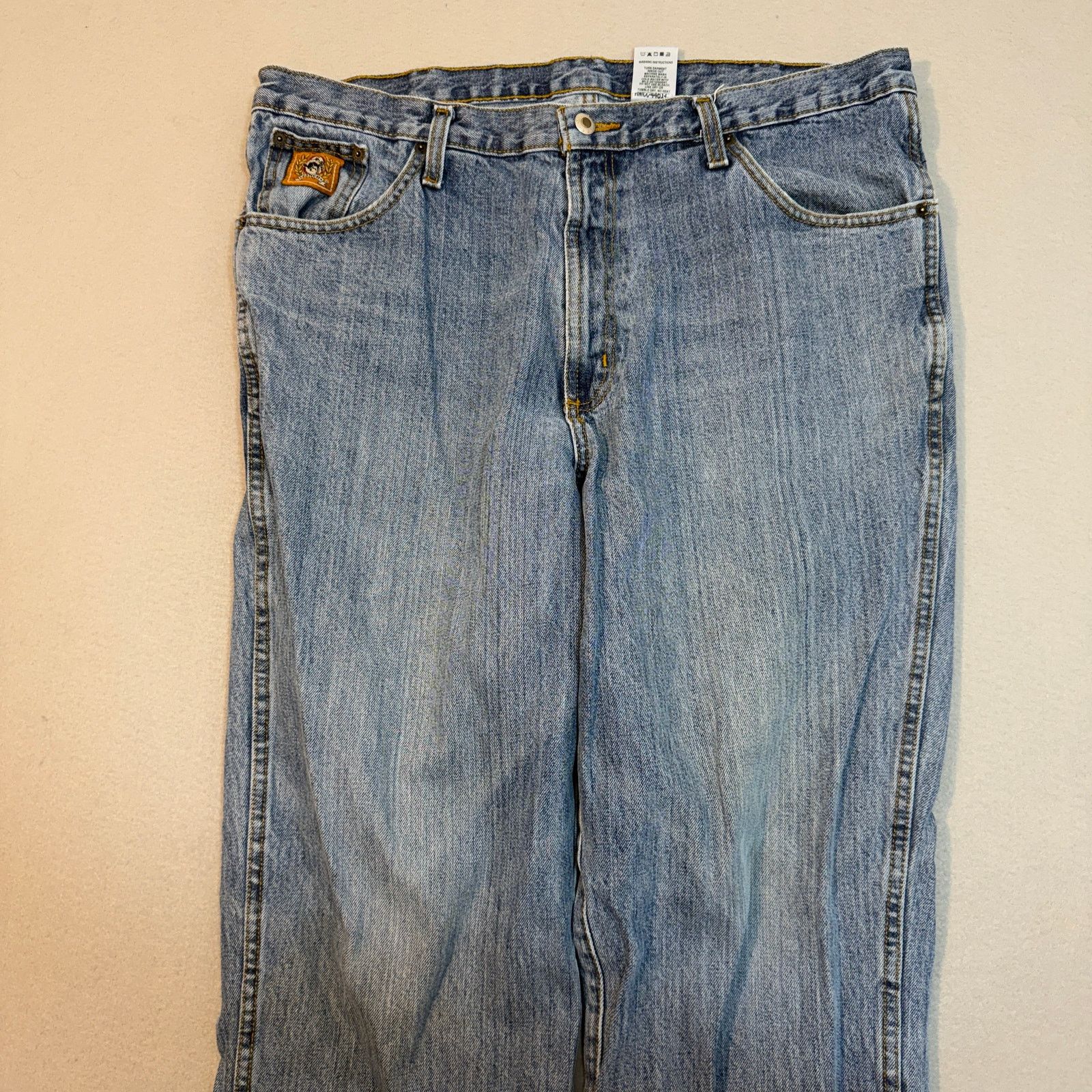 CINCH Cinch Bronze Label Jeans Men's 38x32 Blue Faded Denim Size US 38 / EU 54 - 3 Thumbnail
