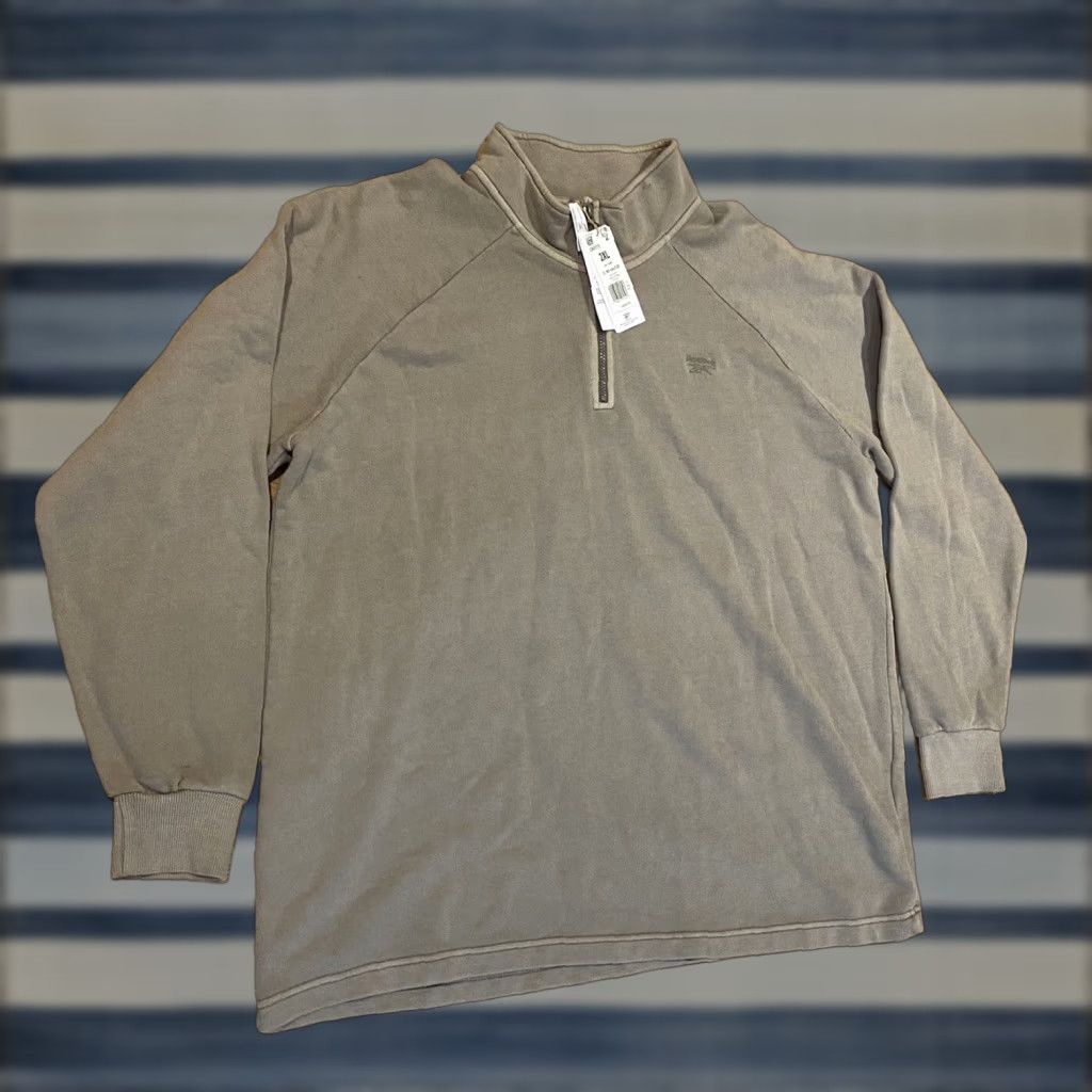 Reebok **NWT Reebok 2XL Men’s Brown 1/4 Zip Pullover Sweatshirt** User: NWT Reebok 2XL Men’s 1/4 Zip Brown Pullover Sweatshirt Size US XXL / EU 58 / 5 - 1 Thumbnail