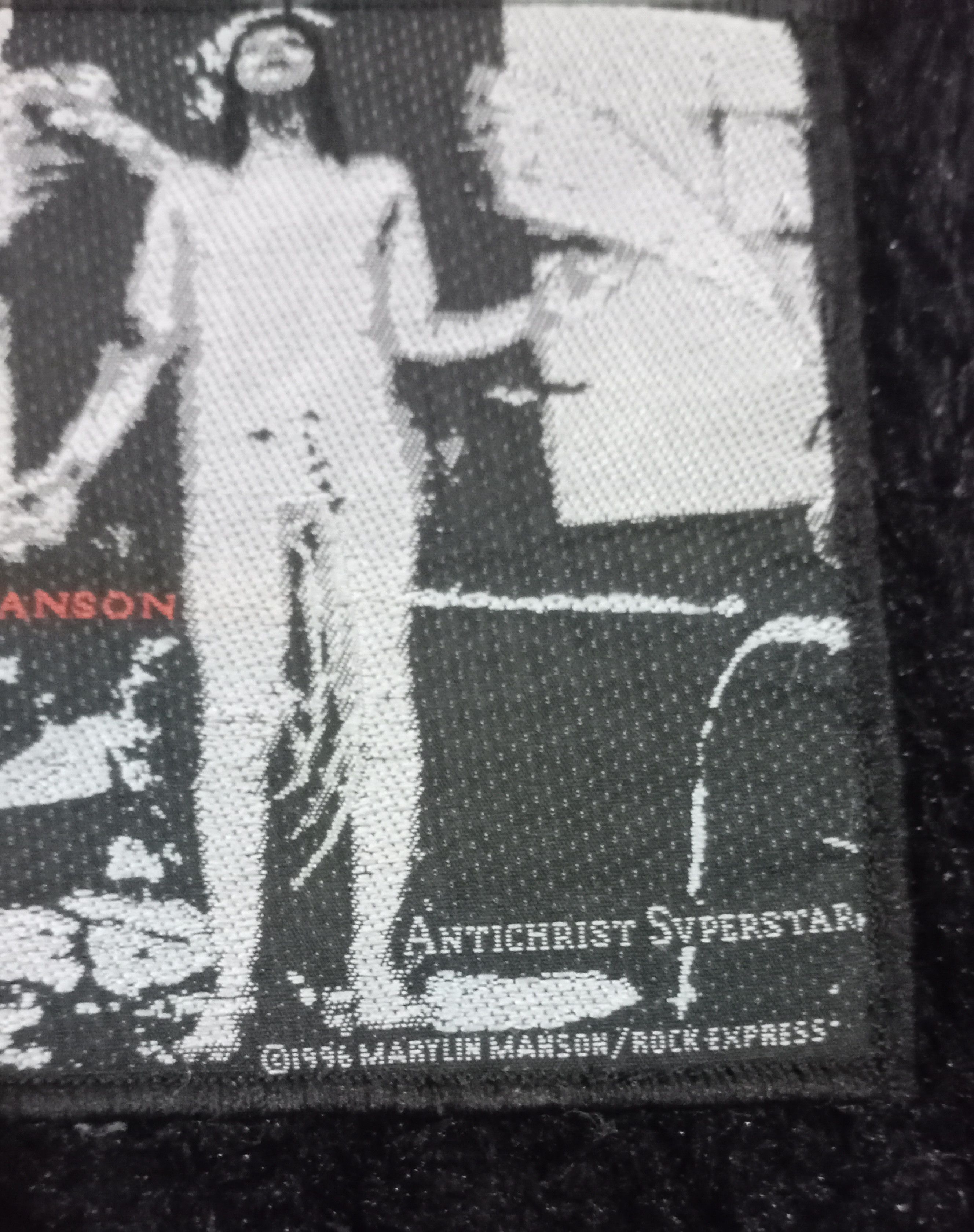 Marilyn Manson × Vintage VTG MARILYN MANSON PATCH Antichrist Superstar +Pantera Size ONE SIZE - 3 Thumbnail