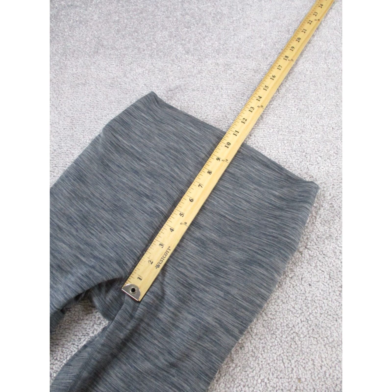 Outdoor Voices VINTAGE Outdoor Voices Leggings Womens Small Gray Athletic Ankle Workout Yoga Gym Running 90s Womens Size 28" / US 6 / IT 42 - 5 Thumbnail