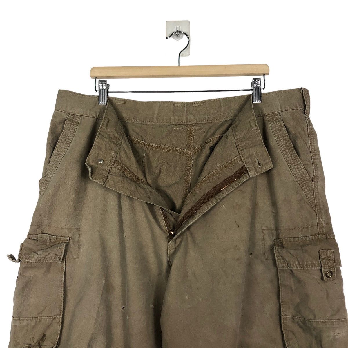 Japanese Brand 🔥VINTAGE BUSH PANTS CARGO POCKETS MIITARY STYLE 8065 BUZZ Size US 40 / EU 56 - 15 Thumbnail
