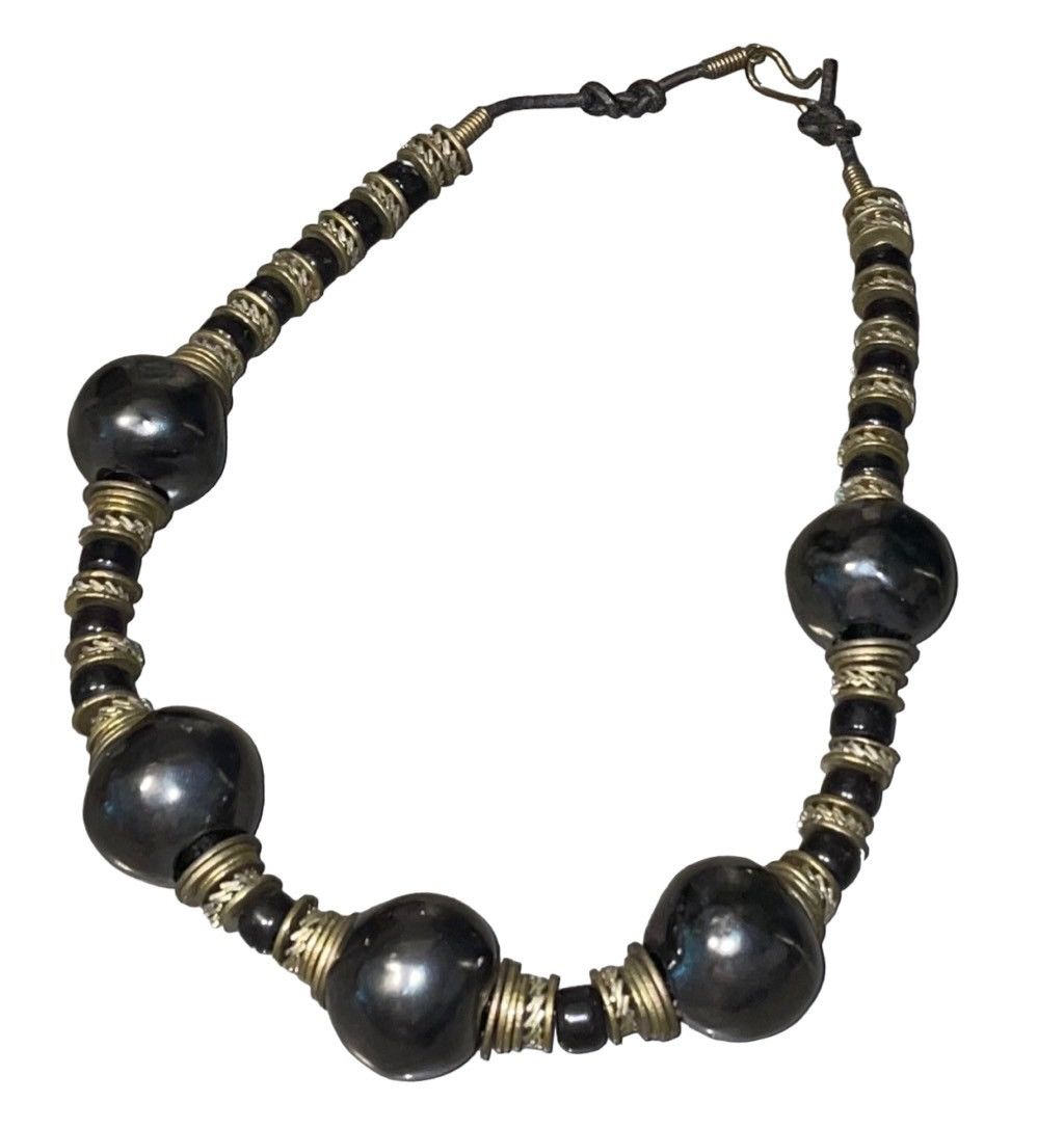 Vintage Estate 80’s Australian Tribe Hematite Necklace Size ONE SIZE - 6 Thumbnail