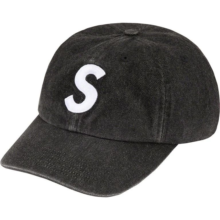 Supreme Supreme x Kevlar Denim S Logo 6-Panel 'Black' Size ONE SIZE - 1 Thumbnail
