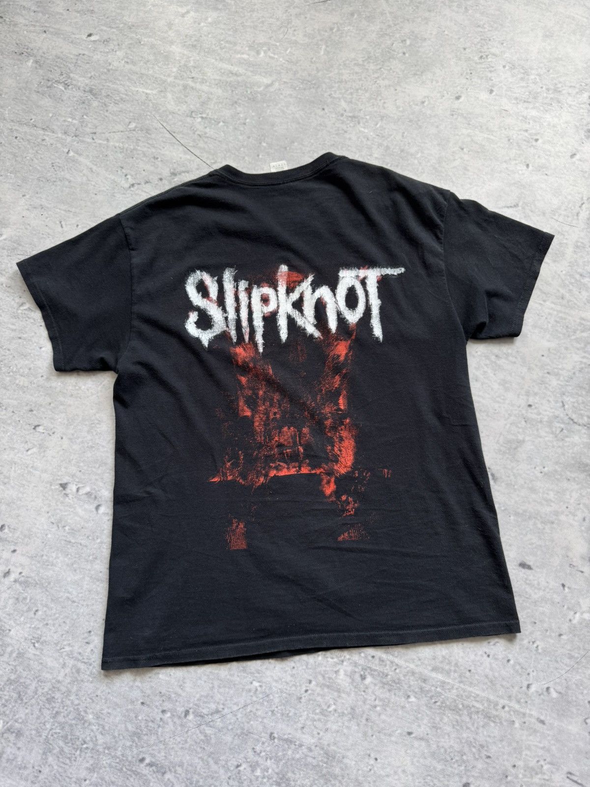 Band Tees Tee Slipknot 2018 Gildan big logo Size US L / EU 52-54 / 3 - 2 Thumbnail