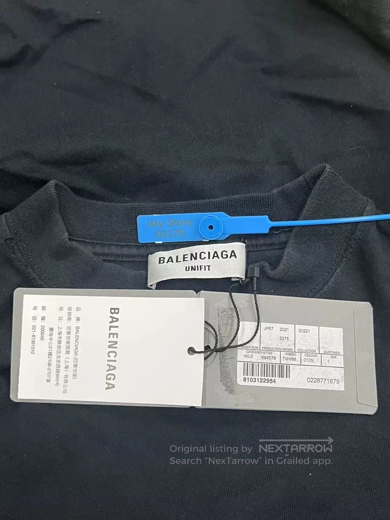 Balenciaga Balenciaga Metallica Lightning Letter T-Shirt. Size US S / EU 44-46 / 1 - 5 Thumbnail