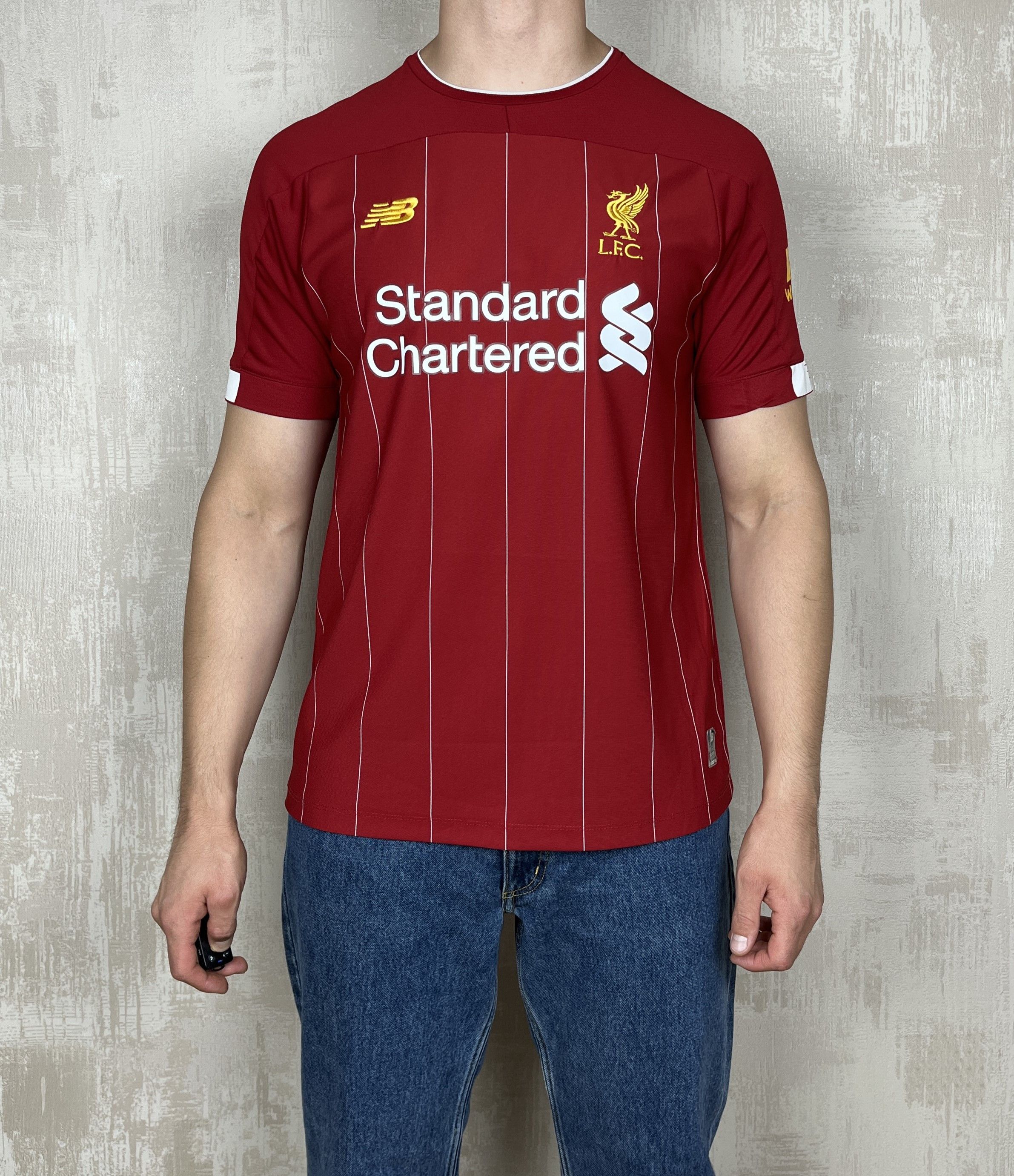 New Balance Liverpool FC 2019 - 2020 Home Football Shirt Soccer Jersey Size US L / EU 52-54 / 3 - 2 Thumbnail