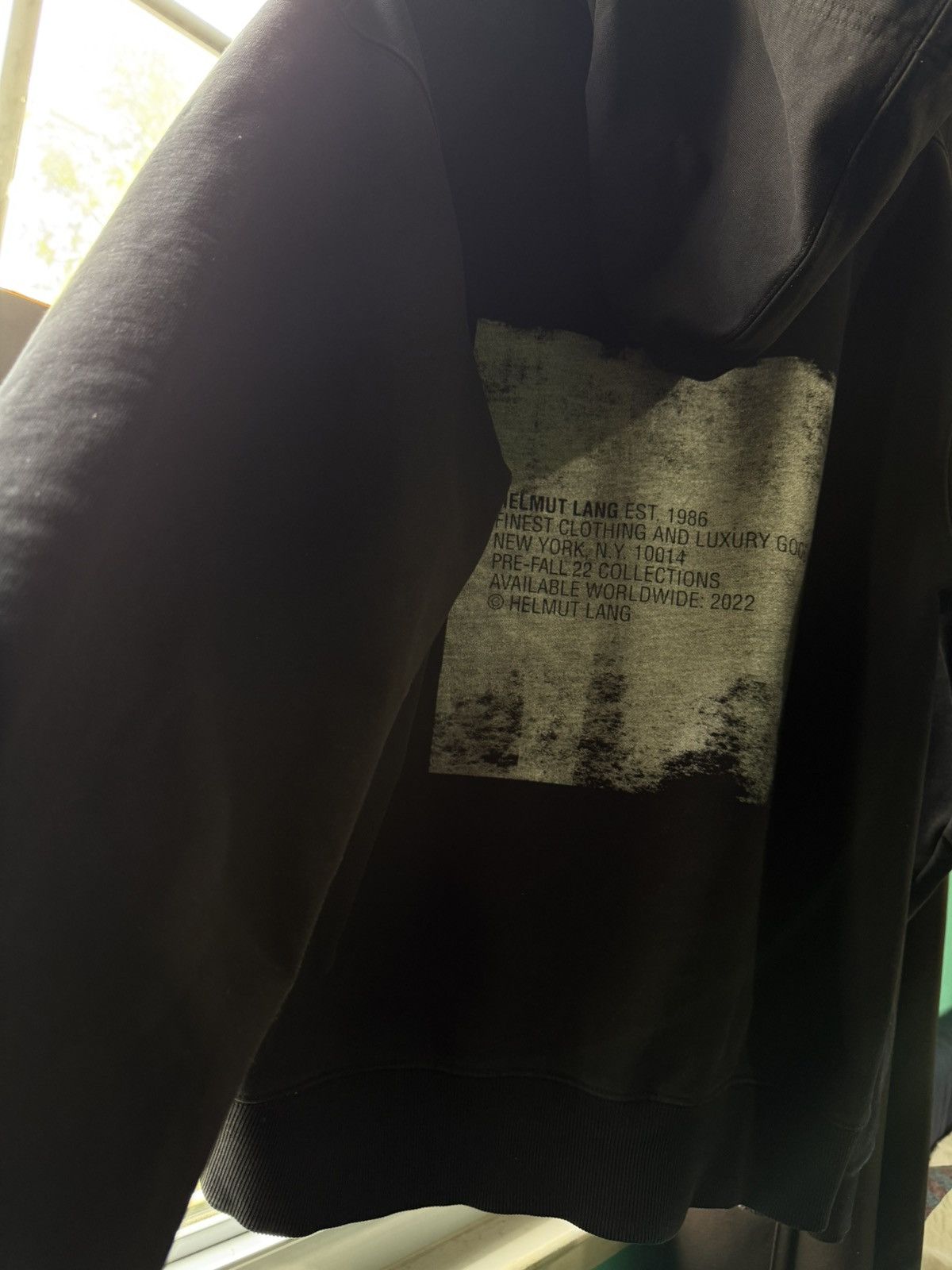 Helmut Lang Helmet Lang Graphic Hoodie Size US XL / EU 56 / 4 - 6 Thumbnail
