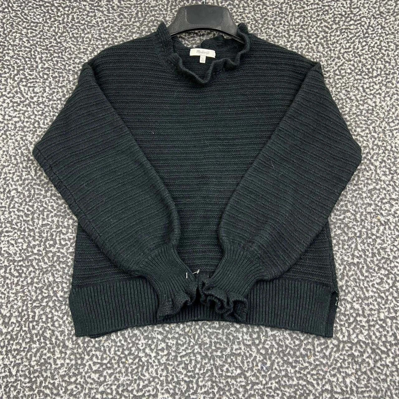 Madewell Madewell Sweater Women Pullover Long Sleeve Ruffle Neck L Size L / US 10 / IT 46 - 1 Thumbnail