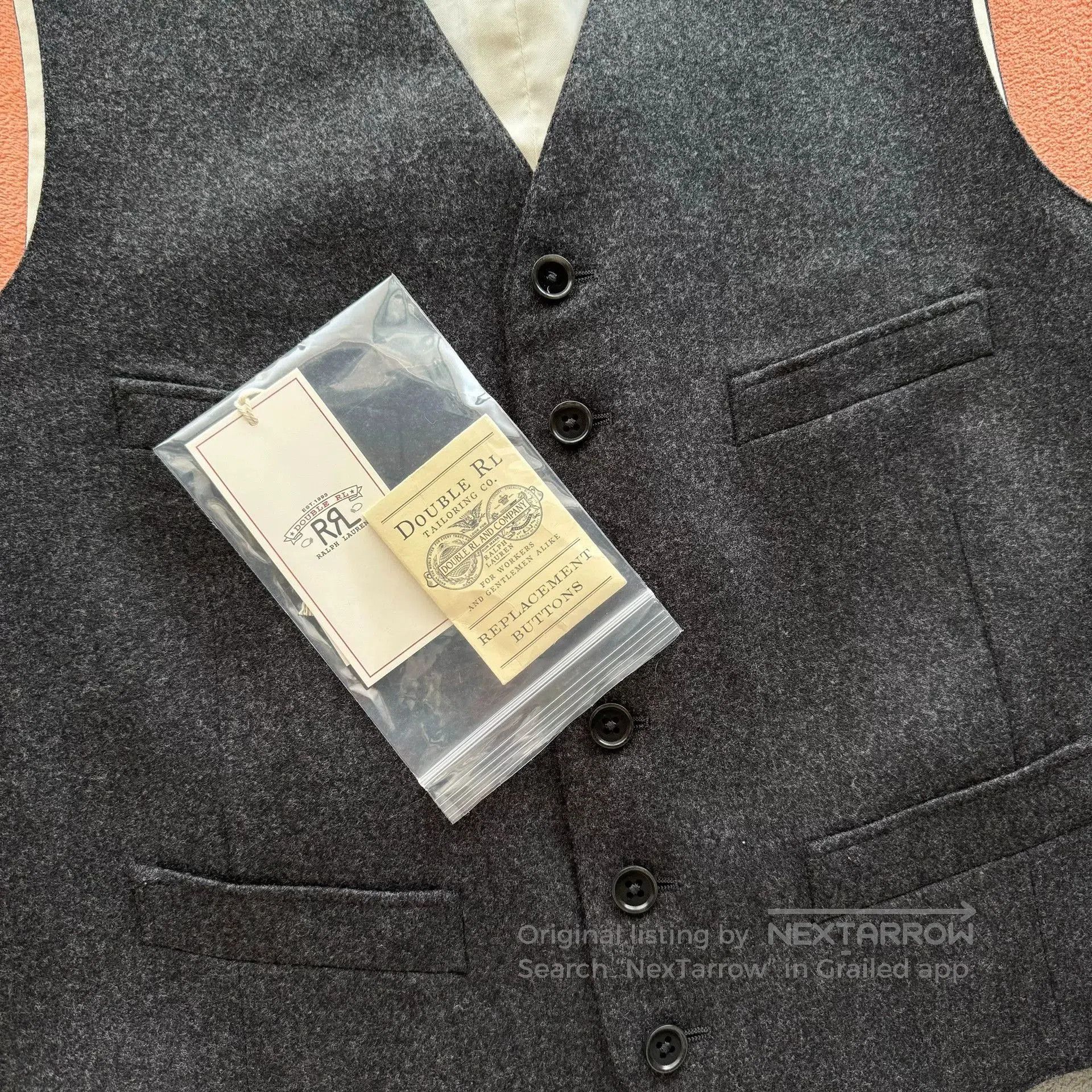 RRL Ralph Lauren RRL Ralph Lauren Wool Formal Vest. Size US M / EU 48-50 / 2 - 4 Thumbnail