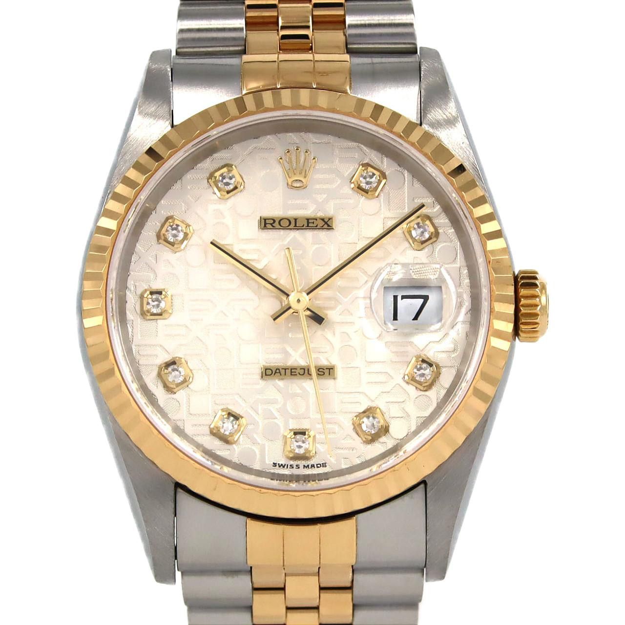 Rolex Rolex Rolex Datejust Stainless Steel Yellow Gold Metal Automatic 16233G DUTY FREE for USA Size ONE SIZE - 1 Thumbnail