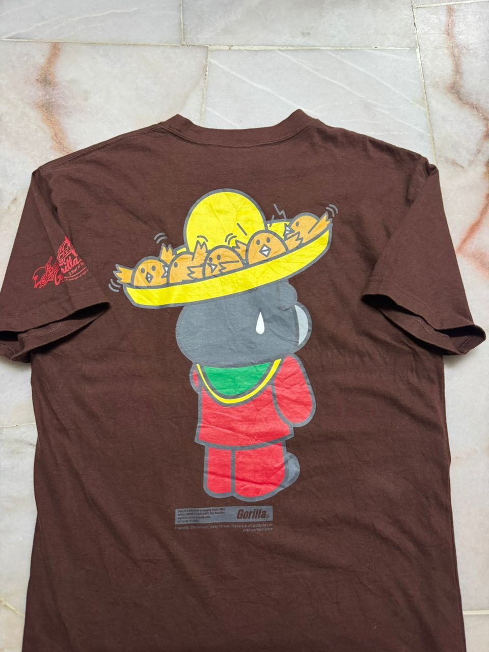 Vintage VINTAGE 2000s GORILLA DUAL PRINT BOB MARLEY PARODY Size US M / EU 48-50 / 2 - 11 Thumbnail