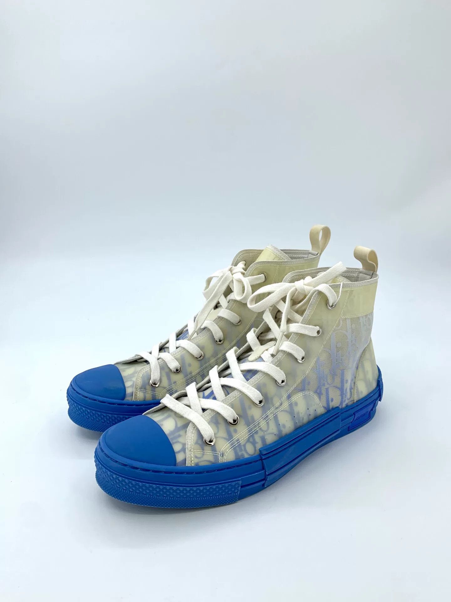 Dior Dior Logo Print Colorblock High-Top Sneakers Size US 9.5 / EU 42-43 - 1 Thumbnail