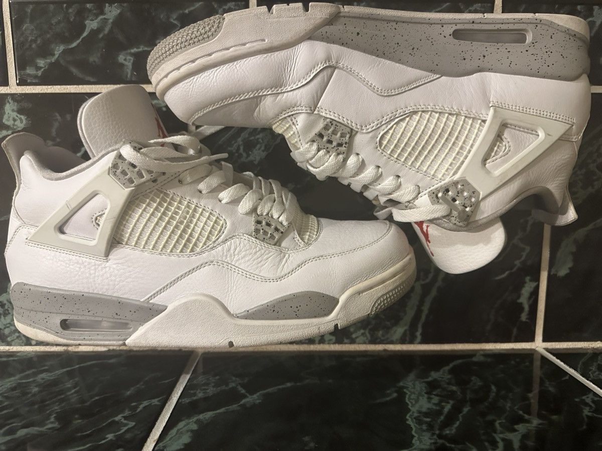 Other Jordan 4 whitw oreo slightly worn with box Size US 12 / EU 45 - 2 Thumbnail