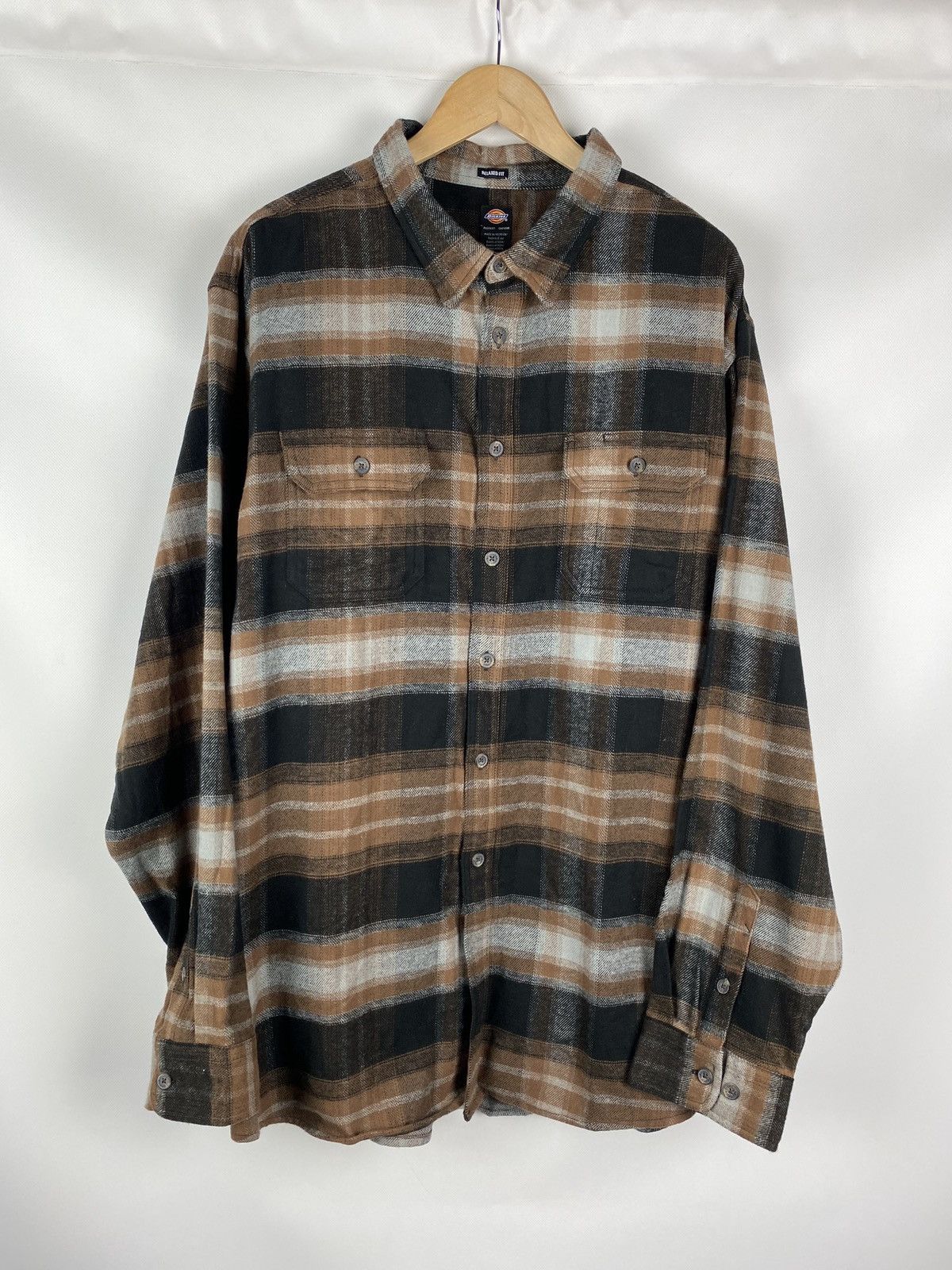 Dickies Dickies men’s checked flannel button up shirt size 3XL Size US XXL / EU 58 / 5 - 11 Thumbnail
