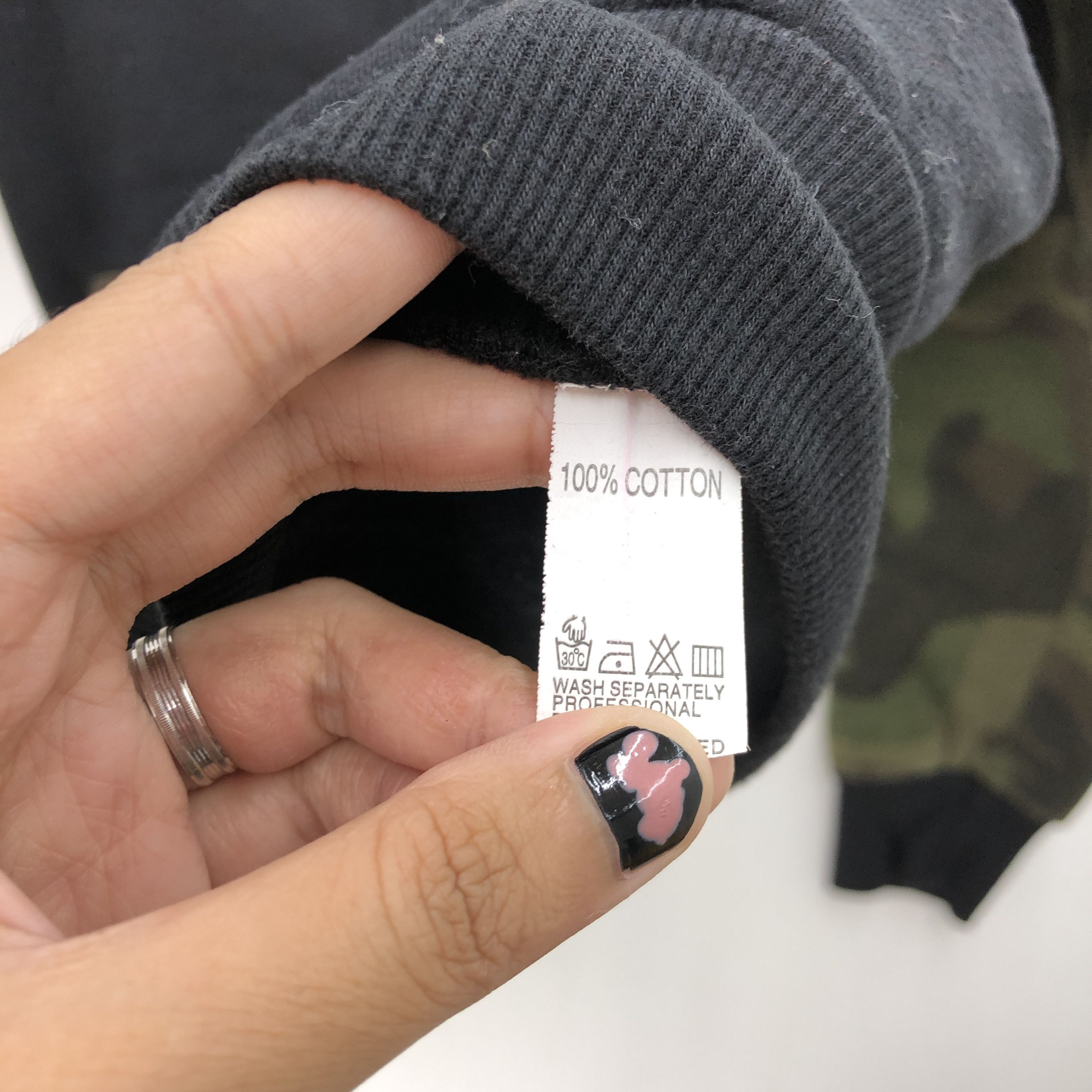 Japanese Brand Y2K Camouflage Sweater Hoodie Camouflage Hooded Sweatshirt Size US M / EU 48-50 / 2 - 6 Thumbnail