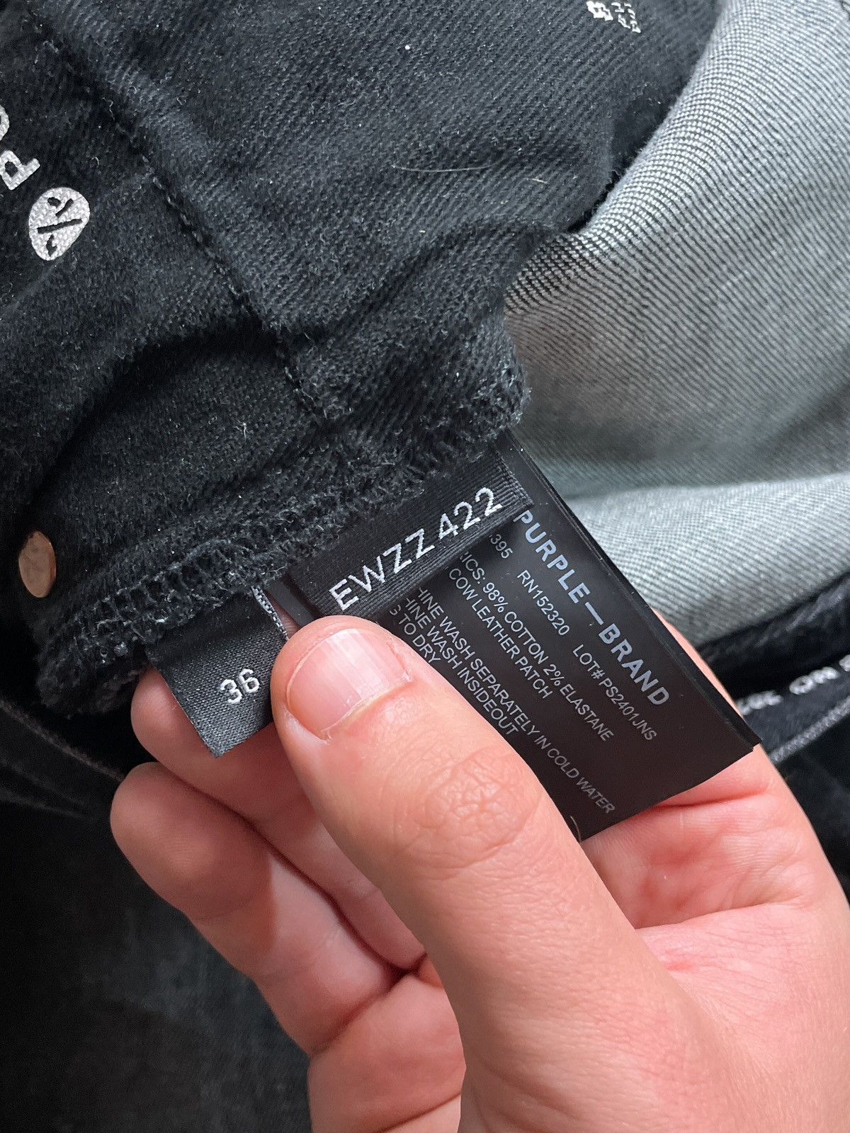 Purple Brand Purple Brand no 2023 Black Jeans Size US 36 / EU 52 - 5 Thumbnail