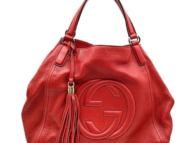 Gucci Gucci Soho Leather Red Shoulder Bag Size ONE SIZE - 2 Thumbnail