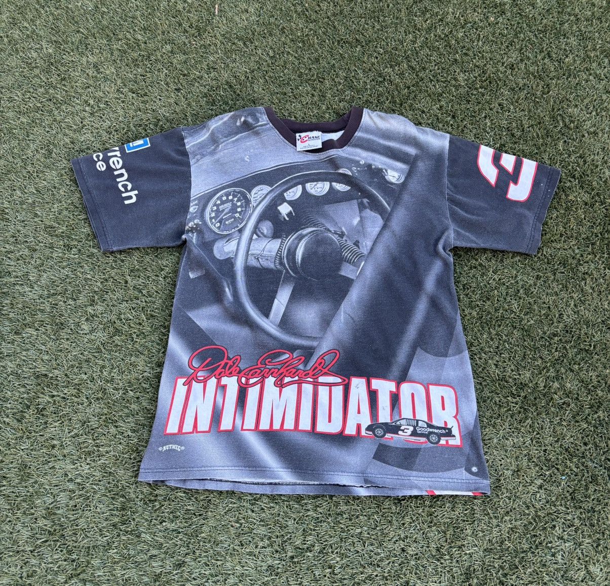 Chase Authentics Vintage 90s Dale Earnhardt AOP t shirt Size US L / EU 52-54 / 3 - 1 Thumbnail
