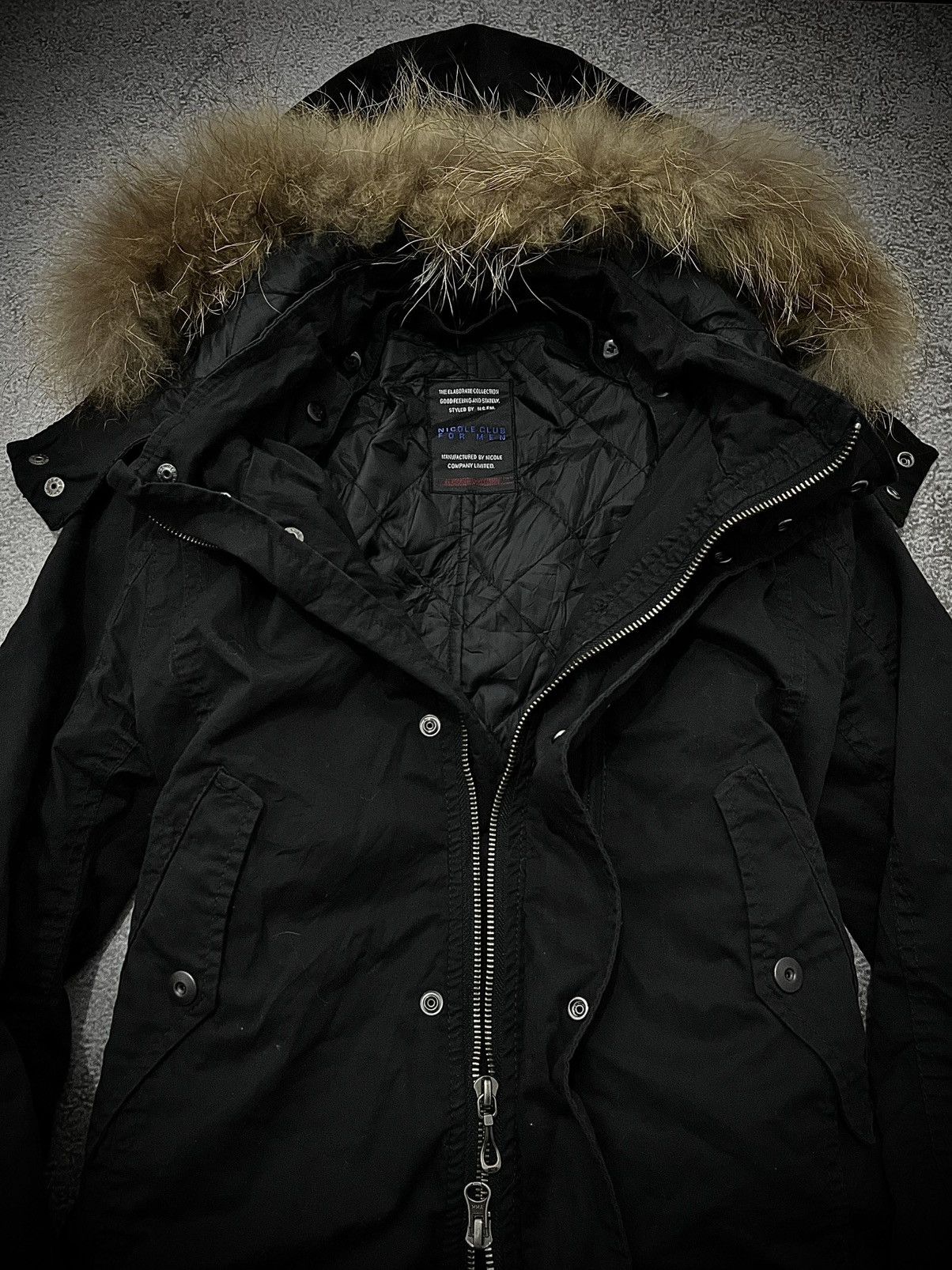 Nicole Club 2000s Nicole Club For Men Racoon Fur Parka Jacket LGB Style Size US M / EU 48-50 / 2 - 4 Thumbnail