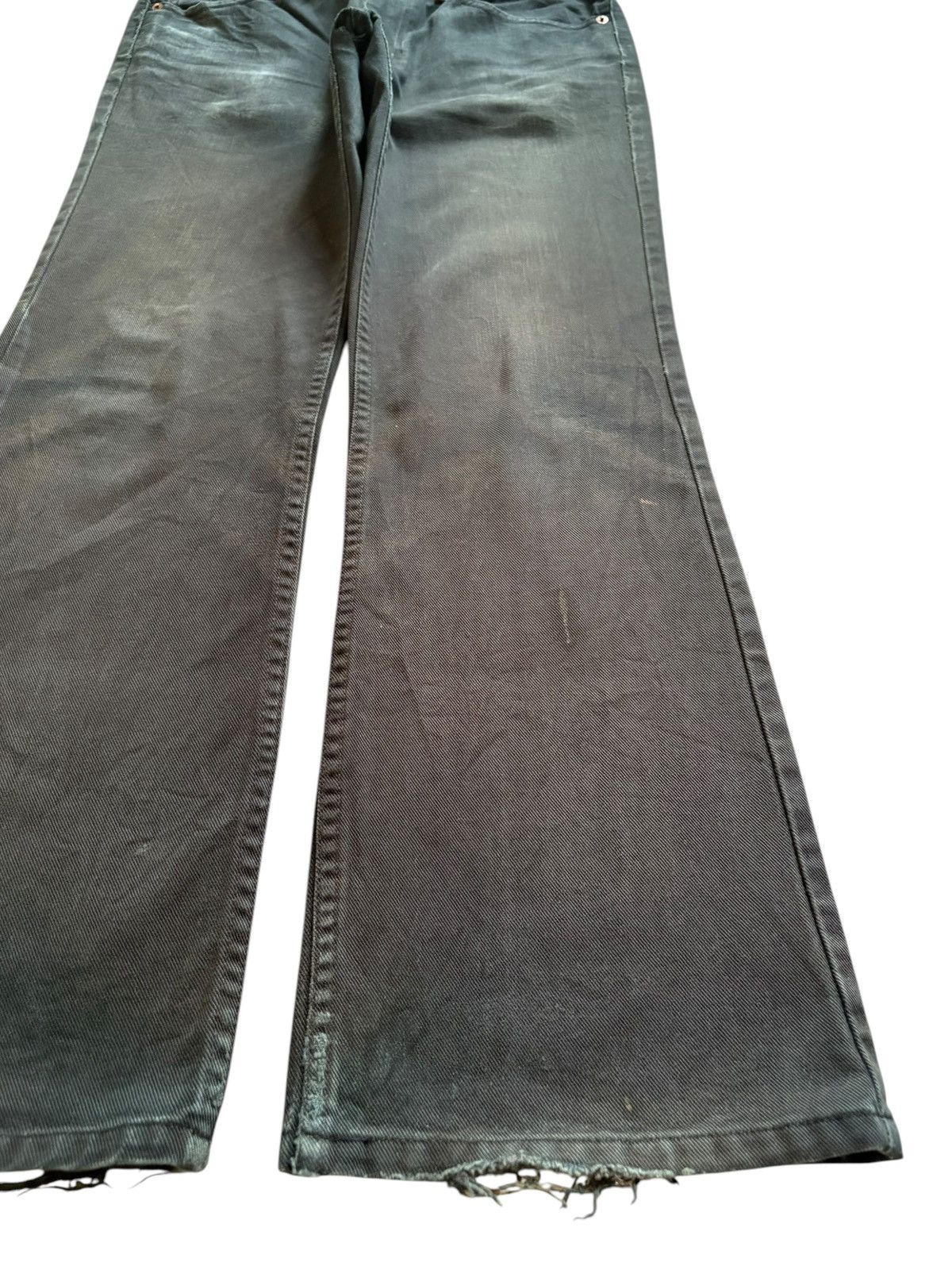 Levi's Vintage 90s Levis 537 Distressed Ripped Bootcut Flare Jeans Size US 30 / EU 46 - 7 Thumbnail