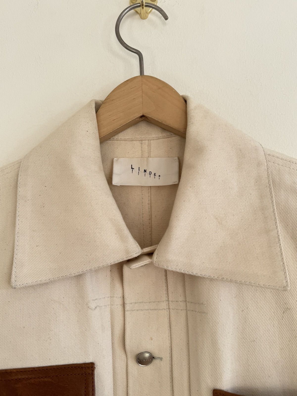 Colbo × Linder Linder SS 2020 Off-White Orson Denim Jacket Size US L / EU 52-54 / 3 - 5 Thumbnail