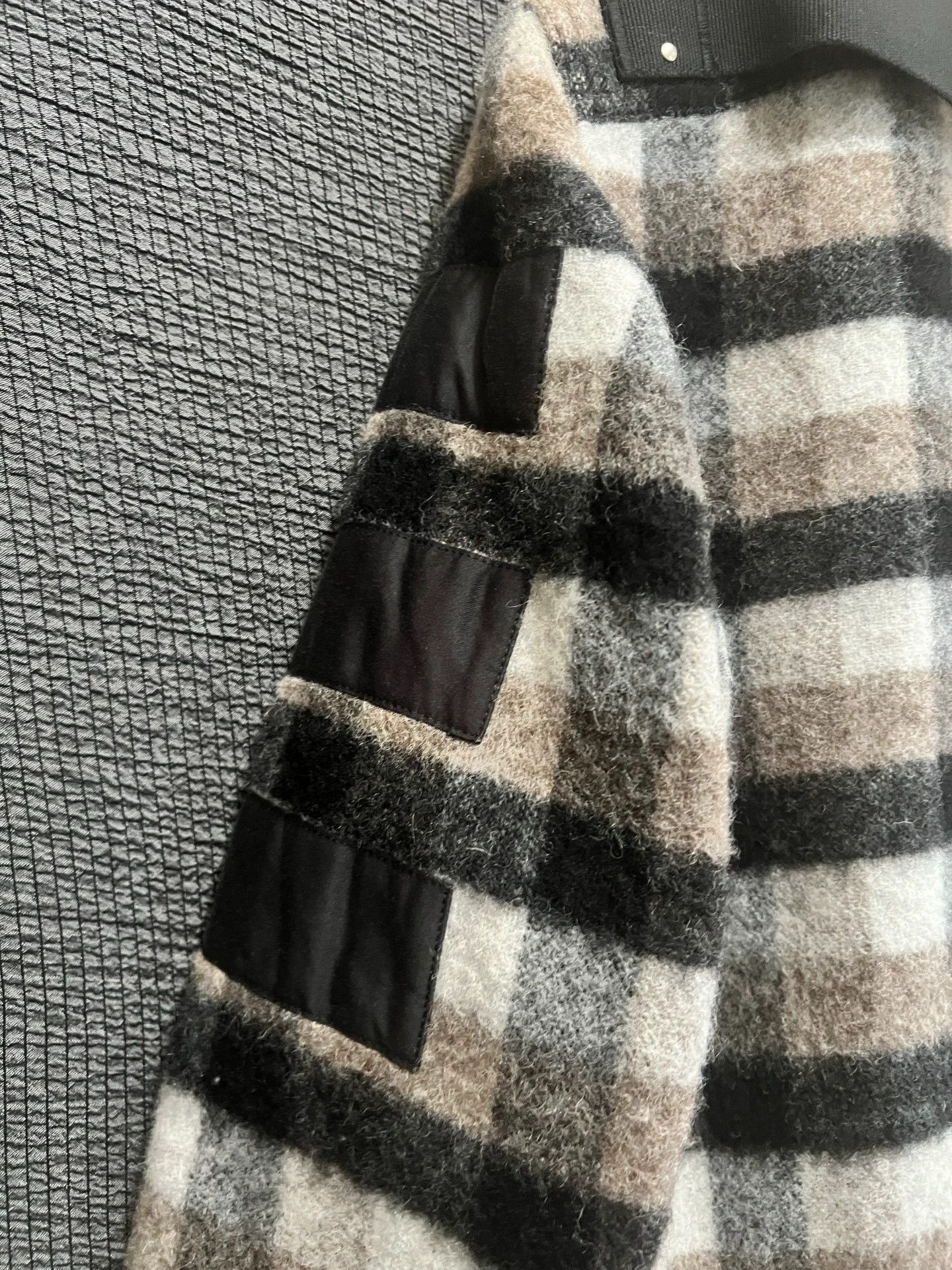Rick Owens Rick Owens First Shear Wool Black and Epaulette Jacket Size US M / EU 48-50 / 2 - 3 Thumbnail