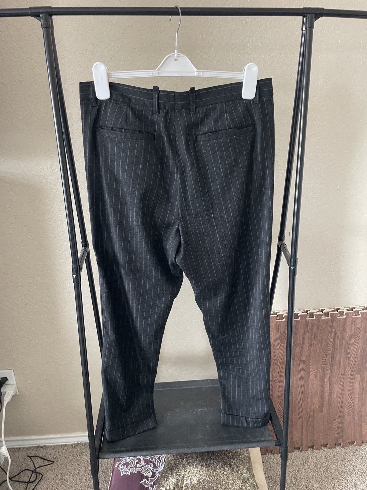 Allsaints Dabin Trouser Tapered Cropped Fit w/ Cuffs Size US 34 / EU 50 - 7 Thumbnail